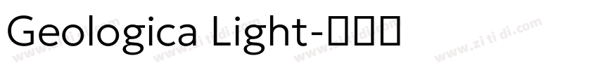 Geologica Light字体转换